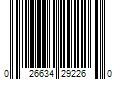 Barcode Image for UPC code 026634292260