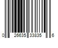 Barcode Image for UPC code 026635338356