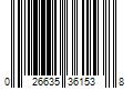 Barcode Image for UPC code 026635361538