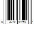 Barcode Image for UPC code 026635362191