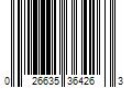 Barcode Image for UPC code 026635364263