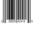 Barcode Image for UPC code 026635424189