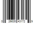 Barcode Image for UPC code 026635431729