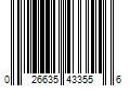 Barcode Image for UPC code 026635433556