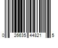 Barcode Image for UPC code 026635448215