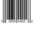 Barcode Image for UPC code 026635449298