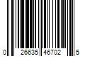 Barcode Image for UPC code 026635467025