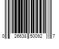 Barcode Image for UPC code 026638500927