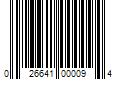 Barcode Image for UPC code 026641000094