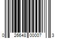 Barcode Image for UPC code 026648000073