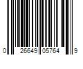 Barcode Image for UPC code 026649057649