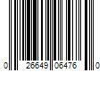 Barcode Image for UPC code 026649064760