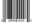 Barcode Image for UPC code 026655000080