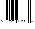 Barcode Image for UPC code 026662111274