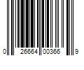 Barcode Image for UPC code 026664003669