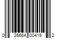 Barcode Image for UPC code 026664004192