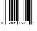 Barcode Image for UPC code 026664172211