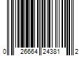 Barcode Image for UPC code 026664243812