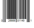 Barcode Image for UPC code 026666811491