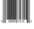 Barcode Image for UPC code 026666813150