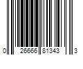 Barcode Image for UPC code 026666813433