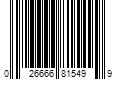 Barcode Image for UPC code 026666815499