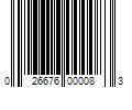 Barcode Image for UPC code 026676000083