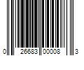 Barcode Image for UPC code 026683000083