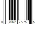 Barcode Image for UPC code 026691777755