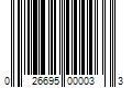 Barcode Image for UPC code 026695000033