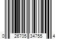 Barcode Image for UPC code 026705347554