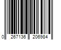 Barcode Image for UPC code 0267136206984