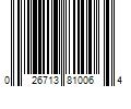 Barcode Image for UPC code 026713810064