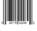 Barcode Image for UPC code 026715022892