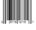 Barcode Image for UPC code 026715187157