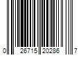 Barcode Image for UPC code 026715202867