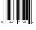 Barcode Image for UPC code 026715237784