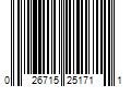 Barcode Image for UPC code 026715251711