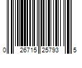 Barcode Image for UPC code 026715257935