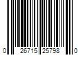 Barcode Image for UPC code 026715257980