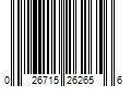 Barcode Image for UPC code 026715262656