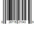 Barcode Image for UPC code 026715270439