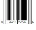 Barcode Image for UPC code 026715272266