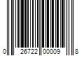 Barcode Image for UPC code 026722000098