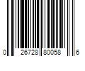 Barcode Image for UPC code 026728800586