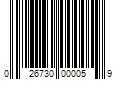 Barcode Image for UPC code 026730000059