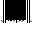 Barcode Image for UPC code 026731000096