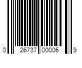 Barcode Image for UPC code 026737000069