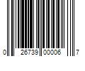 Barcode Image for UPC code 026739000067