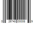 Barcode Image for UPC code 026748000089